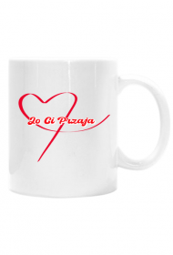 Szolka-Ręcznie rysowane czerwone serce - Wyraz miłości w śląskim slangu-Jo ci przaja czyli Ja cię kocham.