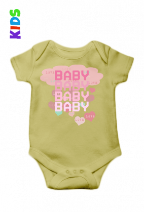 Body-Różowa opowieść o Miłości Matki do Dziecka - Serce i Baby Love na Body