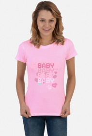 Koszulka -Różowa opowieść o Miłości Matki do Dziecka - Serce i Baby Love na Koszulce