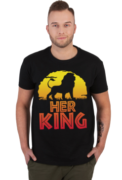 Koszulki dla par - Her King