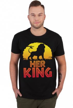Koszulki dla par - Her King