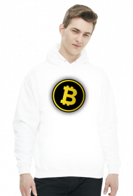 BTC Bitcoin (bluza męska kaptur)