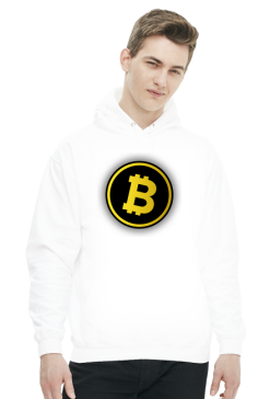 BTC Bitcoin (bluza męska kaptur)