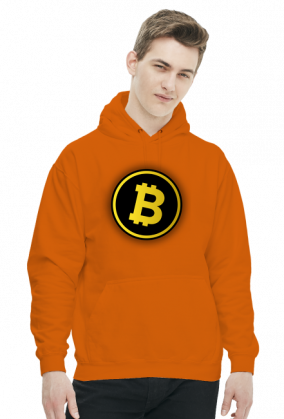 BTC Bitcoin (bluza męska kaptur)