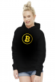 BTC Bitcoin (bluza damska kaptur)