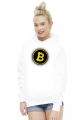 BTC Bitcoin (bluza damska kaptur)