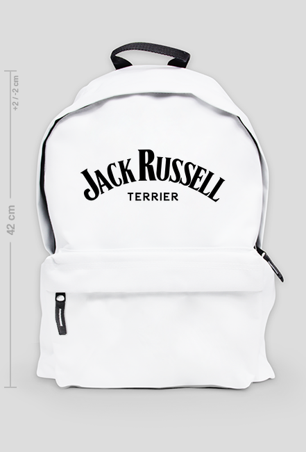 Plecak Jack Russel Terrier - biały