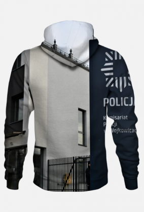 Biała bluza z kapturem UNISEX kapus 60-tka różne rozmiary