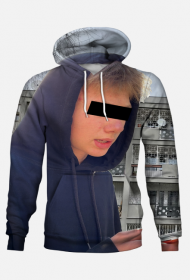 Biała bluza z kapturem UNISEX Telefonia różne rozmiary