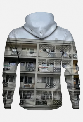 Biała bluza z kapturem UNISEX Telefonia różne rozmiary