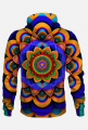 Bluza z kapturem -"Mandala Uspokajające Kwiaty w Symetrycznej Aranżacji"