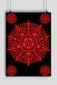 Mandala Poster RED