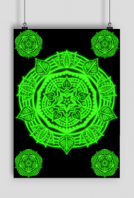 Mandala Poster GREEN