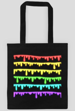 Eco Bag Mandala rainbow 003
