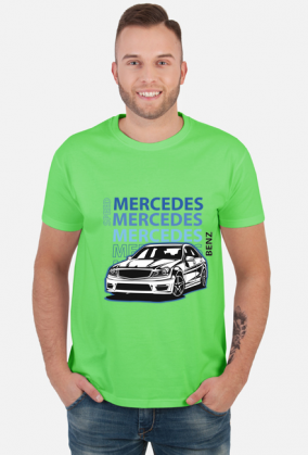 Koszulka motoryzacyjna mercedes-benz