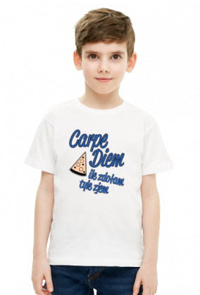 Pizza Carpe Diem (koszulka chłopięca)