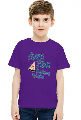 Pizza Carpe Diem (koszulka chłopięca)