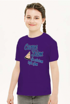Pizza Carpe Diem (koszulka dziewczęca)