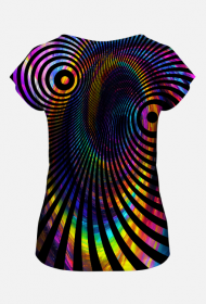 Koszulka damska -kolorowe złudzenie