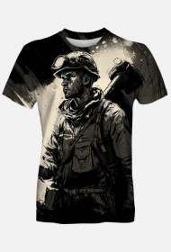 Koszulka-górnik na szychcie