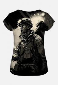 Koszulka damska-górnik na szychcie