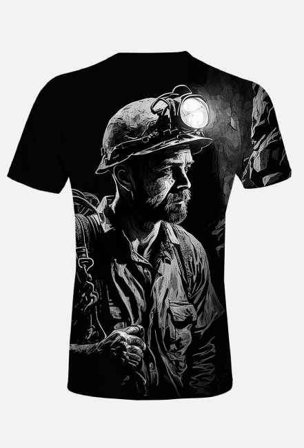 Koszulka  -górnik na szychcie