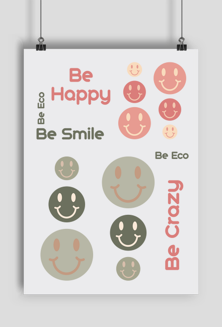 Plakat Uśmiech Eco i Happy