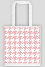 Torba w różową pepitkę