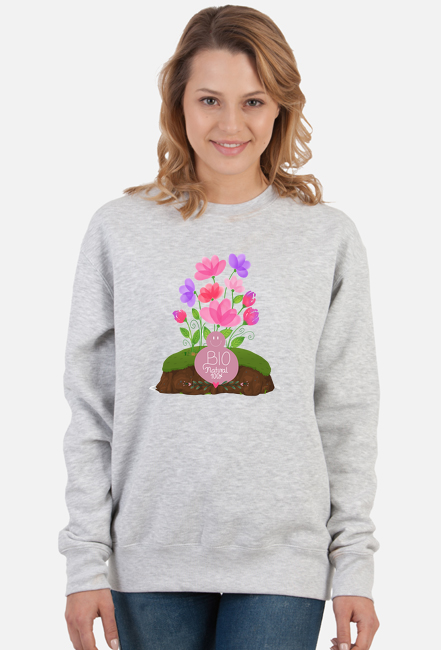 Bluza męska Bio natural kwiaty