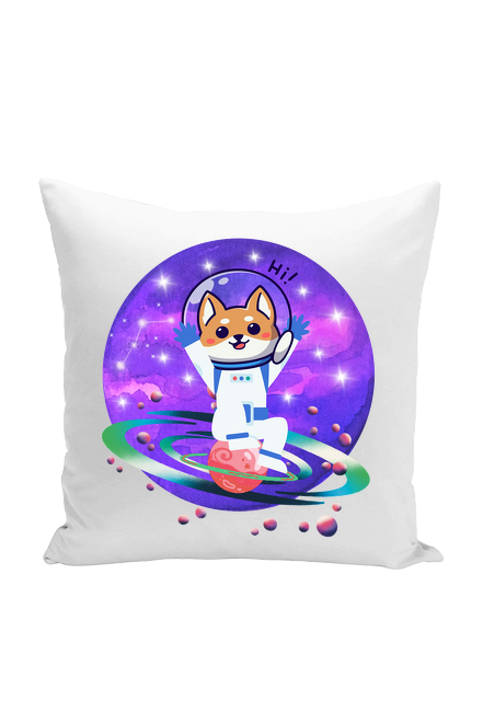 Poduszk Pies astronauta kosmos