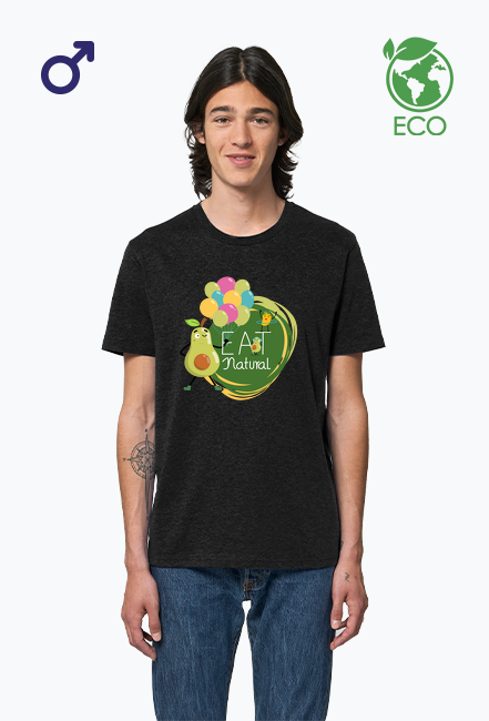 T-shirt męski Wesołe awokado Natural