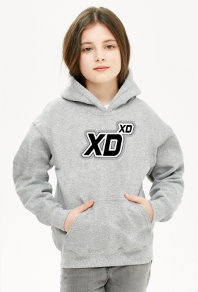 XD do potęgi (bluza dziewczęca kaptur)