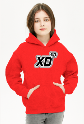 XD do potęgi (bluza dziewczęca kaptur)