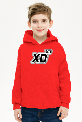 XD do potęgi (bluza chłopięca kaptur)