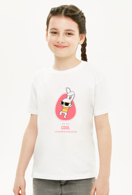 T-shirt dziecięcy Cool zając