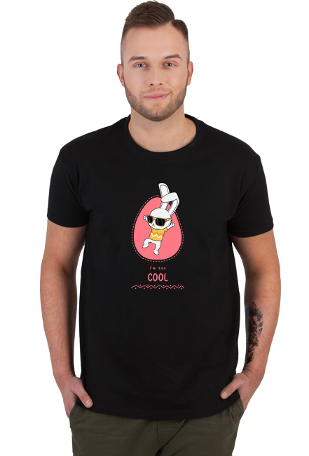 T-shirt męski Cool zając