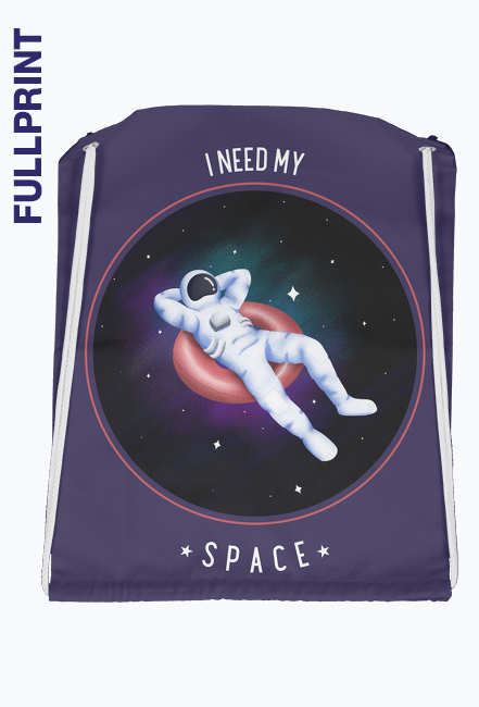 Torba-plecak dwustronna I need space Astronauta