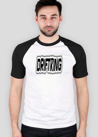 DRIFTkING (koszulka męska dwukolor)