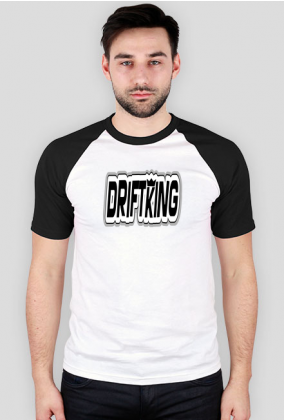 DRIFTkING (koszulka męska dwukolor)