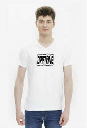 DRIFTkING (koszulka męska v-neck)