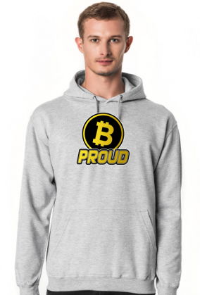 bePROUD - BTC (bluza męska kaptur)