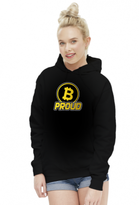 bePROUD - BTC (bluza damska kaptur)