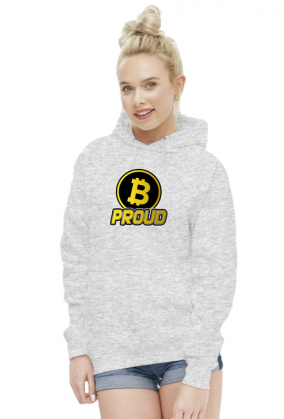 bePROUD - BTC (bluza damska kaptur)