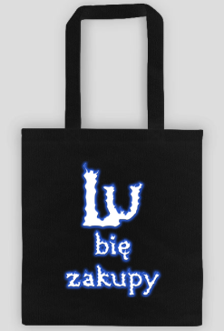 Lubię zakupy (blue)