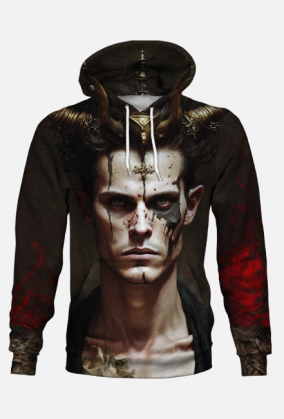 Bluza z kapturem KRWAWY PAN fullprint