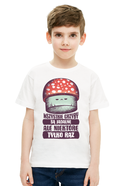 Wszystkie grzyby są jadalne... fajna koszulka z muchomorem