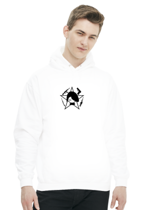 Dolf logo bluza biała męska