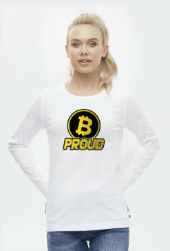 bePROUD - BTC (koszulka damska długi rękaw)