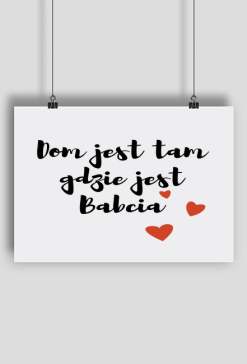 Plakat dla babci