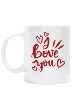 kubek "I love you"